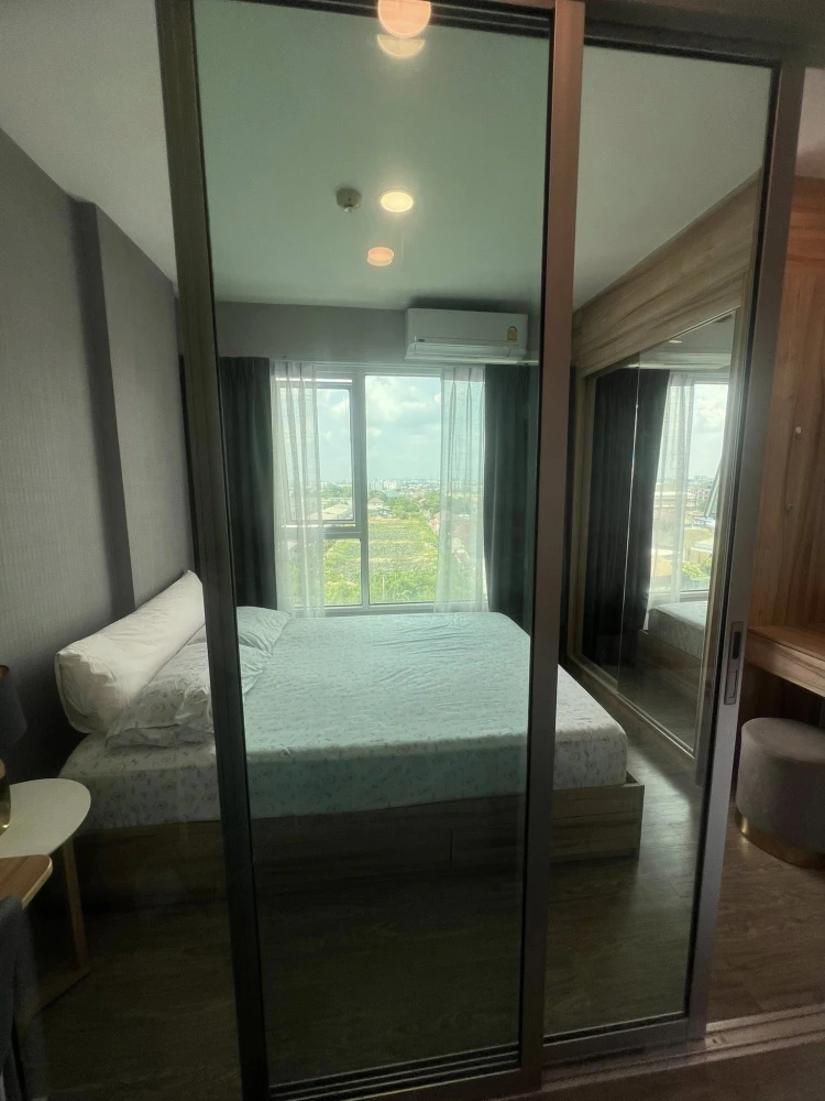 Happy Condo Donmuang The Terminal for rent. The unit has separate partitions, creating well-defined zones. Everything you need is in one place. Book n