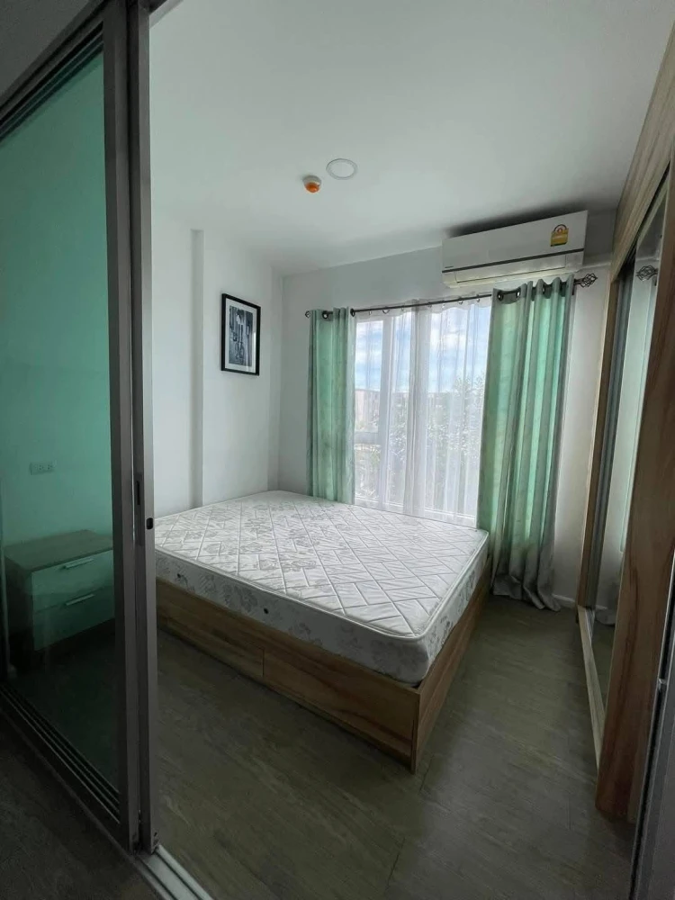 For rent: Happy Condo Donmuang The Terminal, a nice room with built-in wooden furniture, good location, don't miss it.
