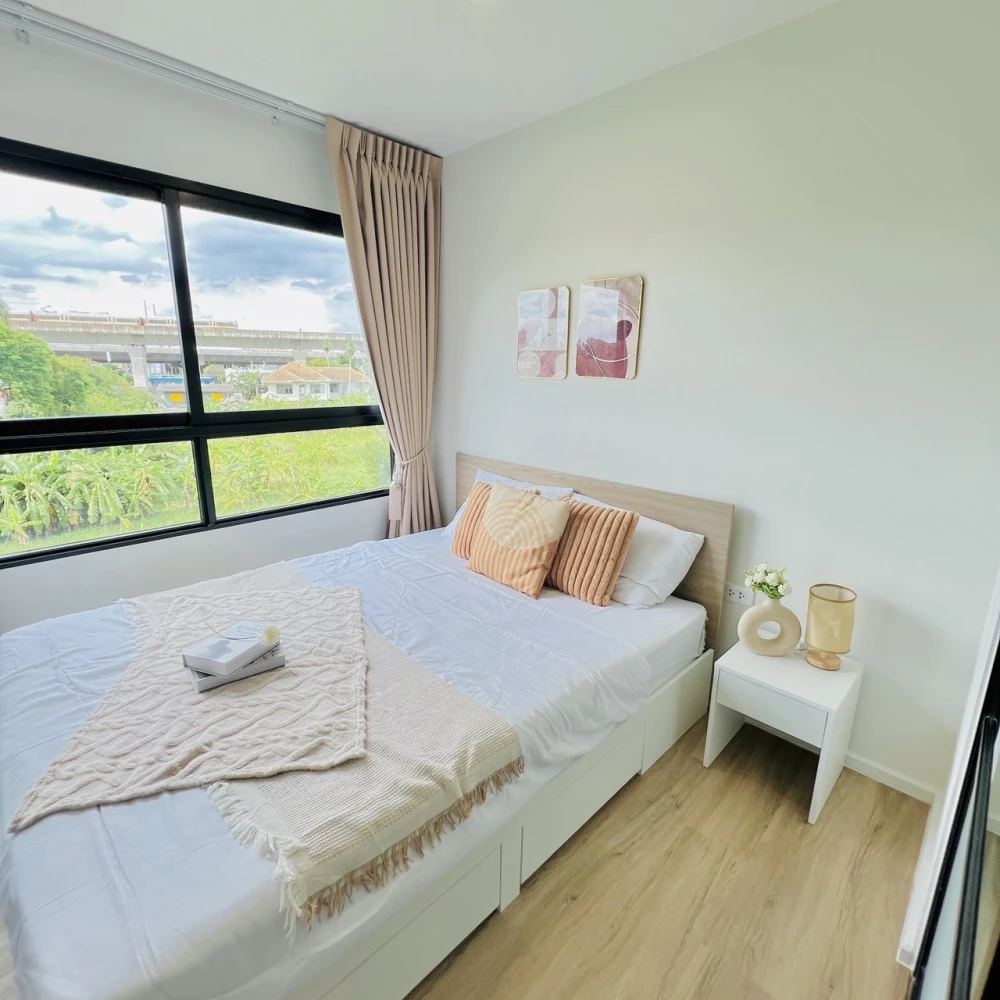 For rent: iCondo Active Phatthanakan, 4th floor, beautiful room, fully furnished, hurry and reserve now!