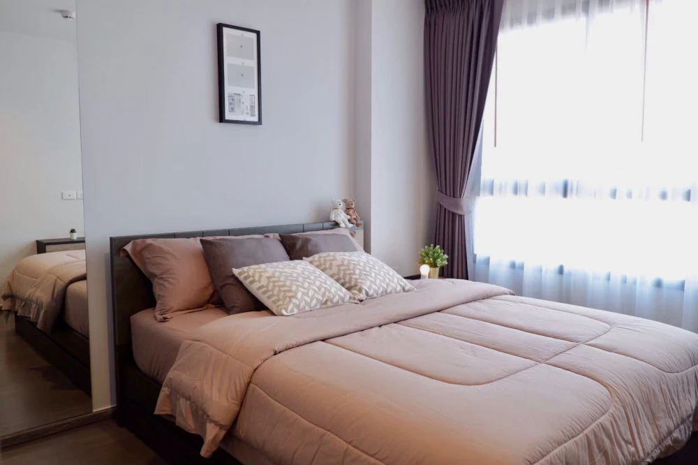 For rent: Ideo Sukhumvit 93, high floor, ready to move in, fully furnished, spacious, easy to live in, hurry and reserve now!