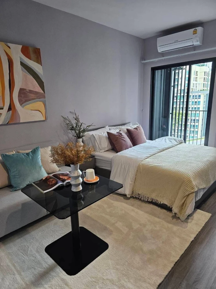 For rent: Ideo Chula Samyan, 1 bedroom, 1 bathroom, decorated in a theme, fully furnished. If it's this good, hurry and reserve it now!