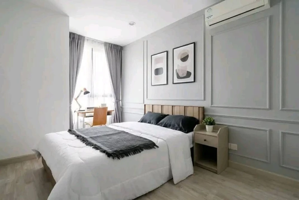 For rent: IDEO Mobi Sukhumvit, 1 bedroom, 1 bathroom. Nicely decorated with a coordinated theme and fully furnished. What are you waiting for?