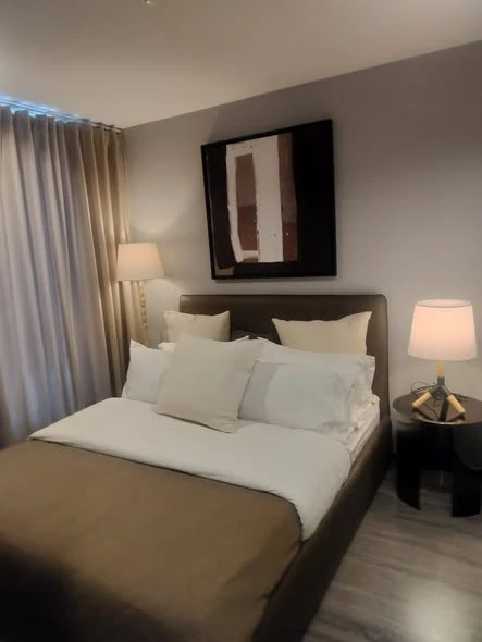 For rent: Ideo Mobi Sukhumvit 40, 6th floor unit, fully furnished with appliances. Book now!