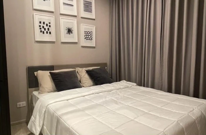 For rent: Ideo Mobi Sukhumvit East Point, 1 bedroom, 1 bathroom, good location, convenient transportation, beautiful view from high floor, reserve now