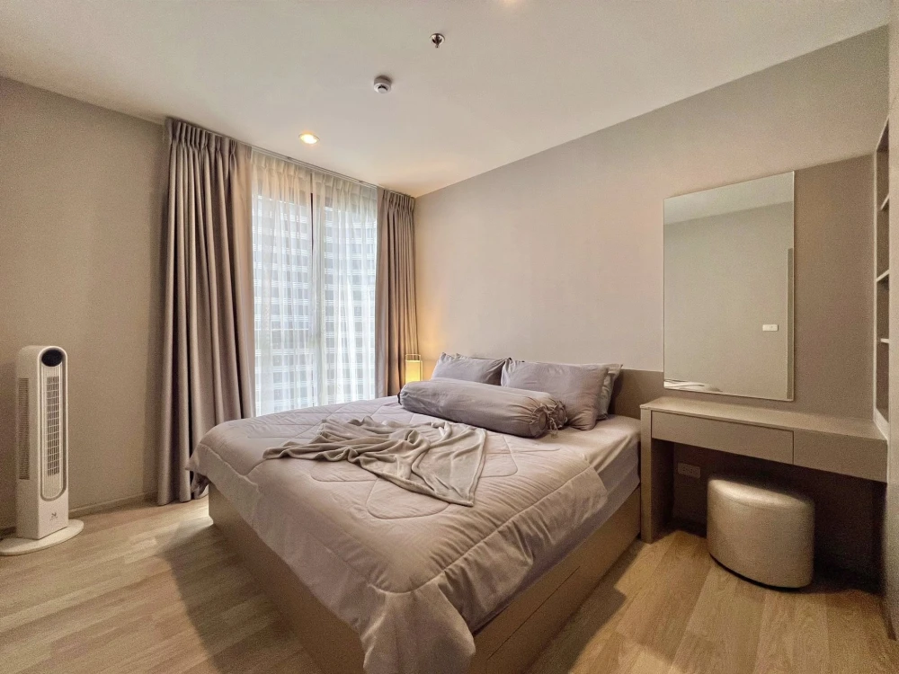 For rent: IDEO Mobi Sukhumvit Eastpoint, nice room, wide balcony, beautiful view. If you don't book, you'll regret it later.