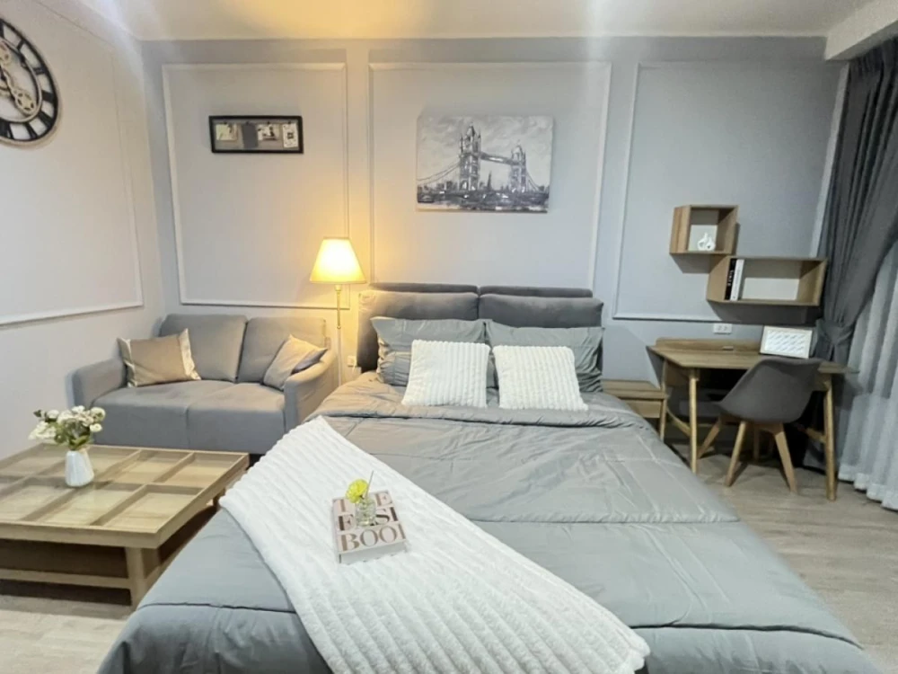 For rent: Ideo New Rama 9, 10th floor, beautiful room, fully furnished. Book now! Don't miss out! Hurry!