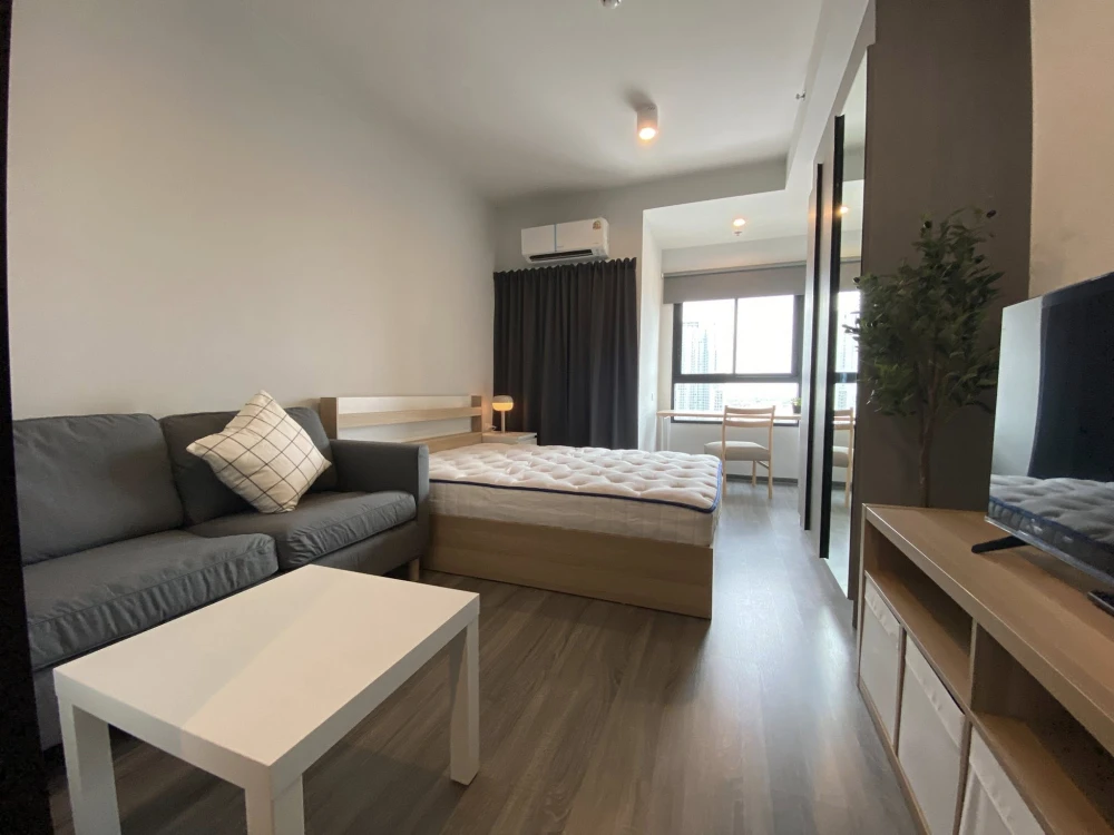 For rent: Ideo Ramkhamhaeng - Lam Sali Station, 18th floor, nice room, fully furnished, reserve now!