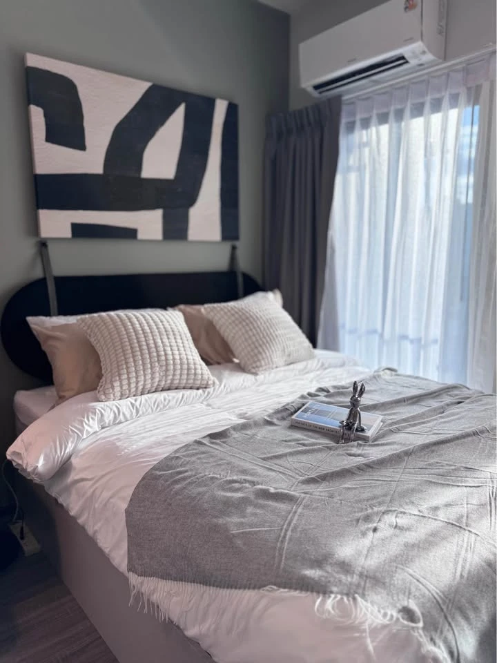 For rent: Ideo Ramkhamhaeng - Lam Sali Station, beautiful room, fully furnished, reserve now.