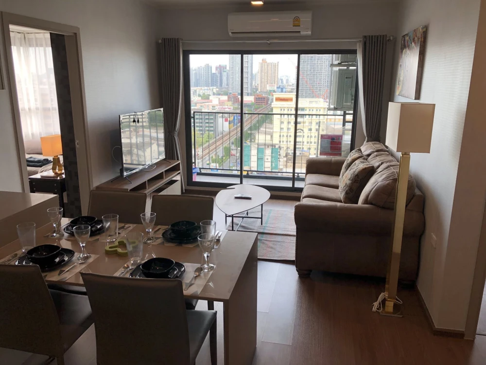 For rent: Ideo Sukhumvit 93, 16th floor, open view, fully furnished, fully equipped with furniture, very worth booking.
