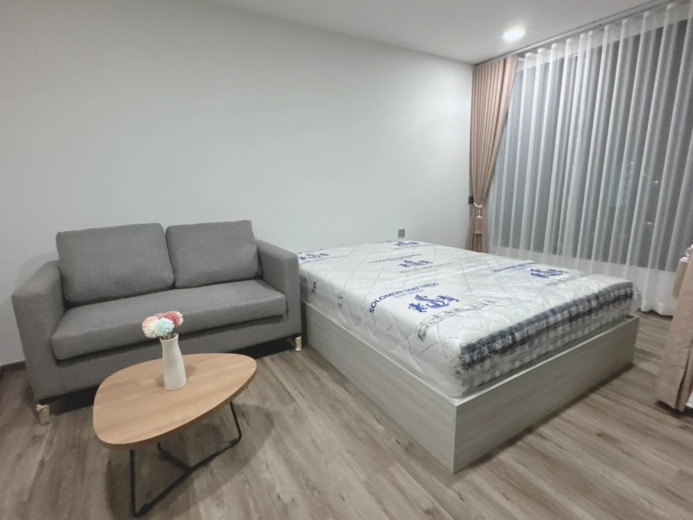 For rent: Kave Embryo Rangsit, 7th floor, open view, no buildings blocking, fully furnished, book now, don't wait.