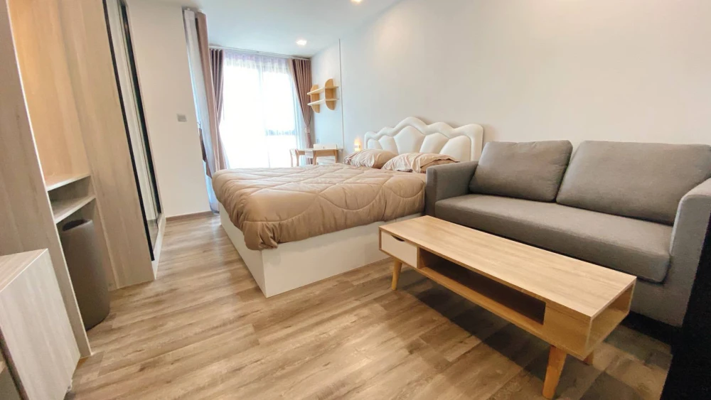 For rent: Kave Embryo Rangsit, beautiful room, fully built-in, no noise from the next room, perfectly divided into sections