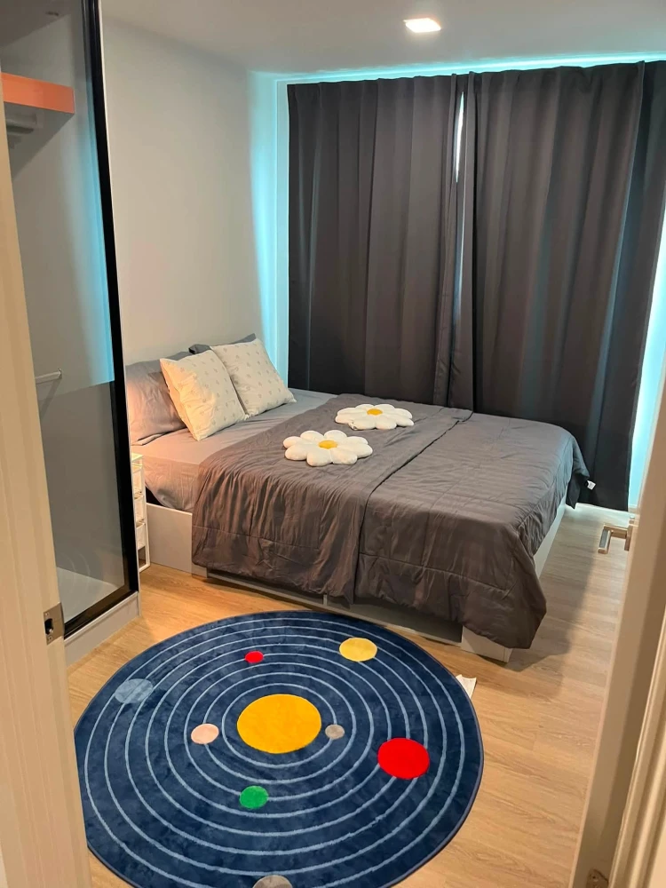 For rent: Kave Luminous Bangmod, 3rd floor unit. High-quality built-in furniture. Don't miss out!