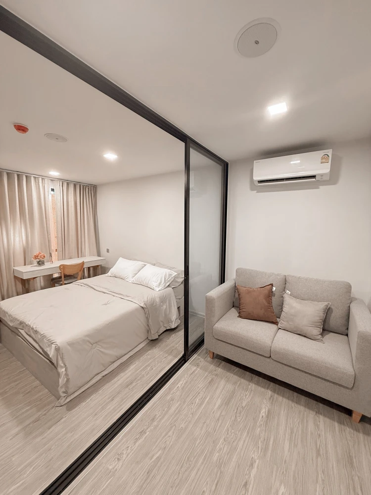 For rent: Kave Seed Kaset, complete with electrical appliances, Building A, 4th floor, not next to the elevator, not next to the garbage room, hurry a