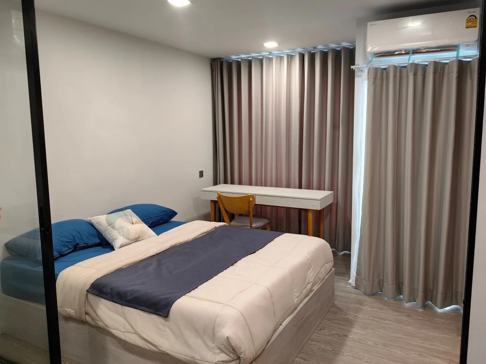For rent: Kave Seed Kaset, 5th floor, Building C, pool view, fully furnished. A must-book!