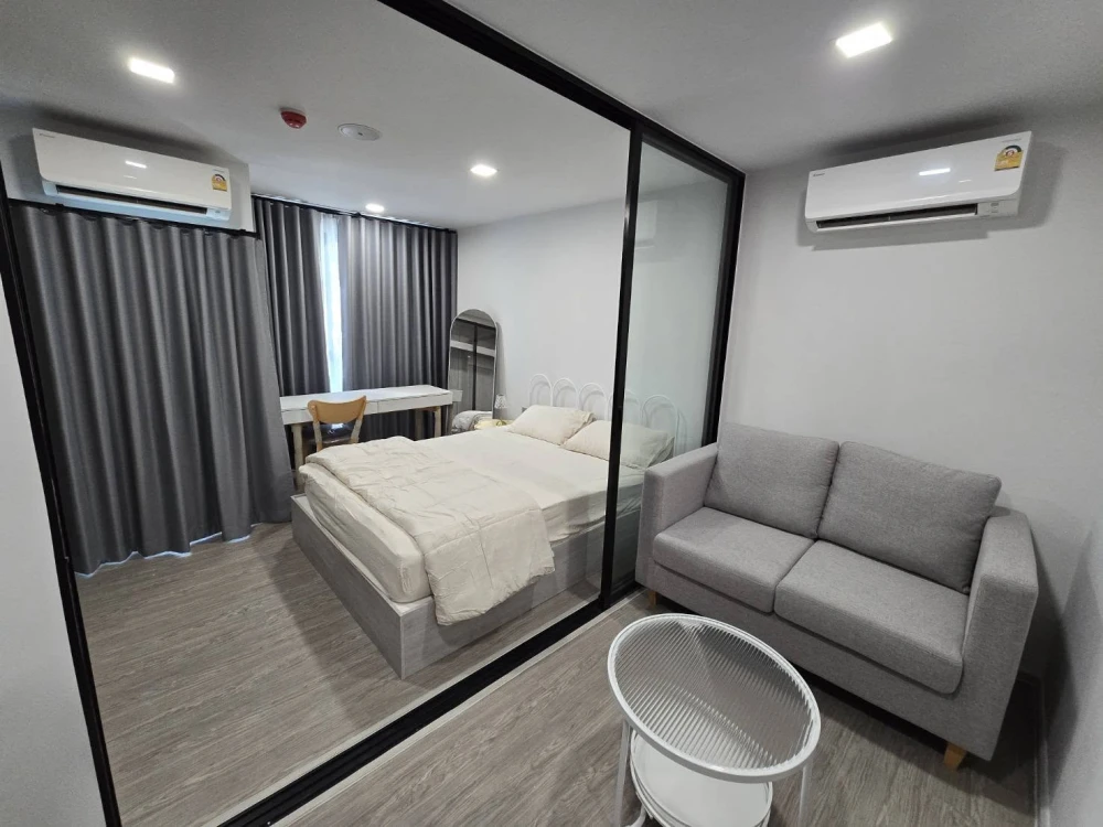 For rent: Kave Seed Kaset, corner unit, on the same floor as the fitness center and swimming pool. Quiet and peaceful, perfect for relaxation.