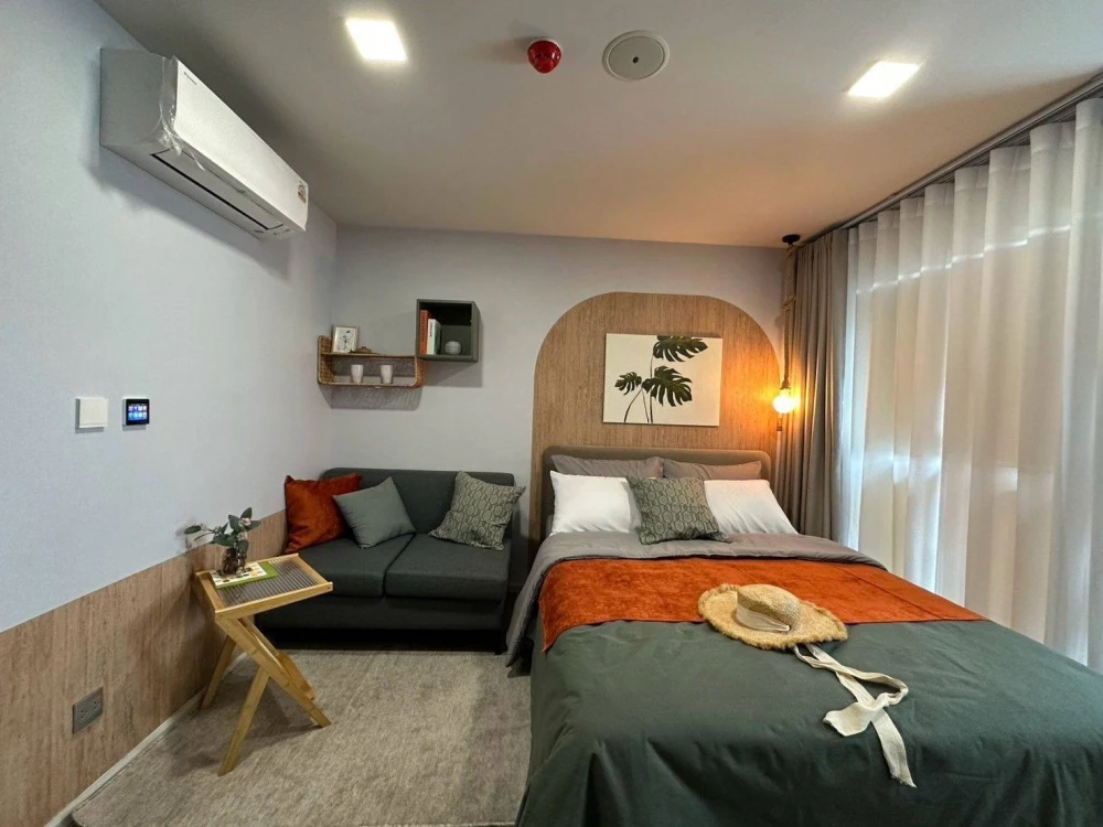 For rent: Kave Town Island, 8th floor, outside view, beautiful room, fully furnished, book now, hurry!