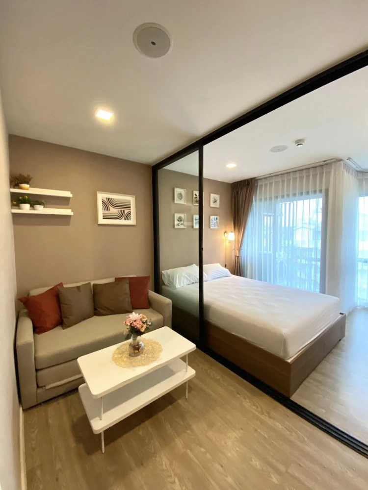 For rent: Kave Town Space, 6th floor, outside view, beautiful room, fully furnished, worth living in, book now, don't miss out.