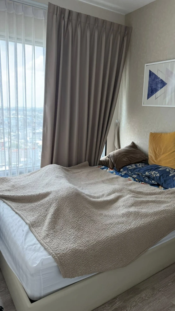 Kensington Sukhumvit-Theparak for rent, nice room, 35th floor, fully furnished, beautiful view from high floor, reserve now!