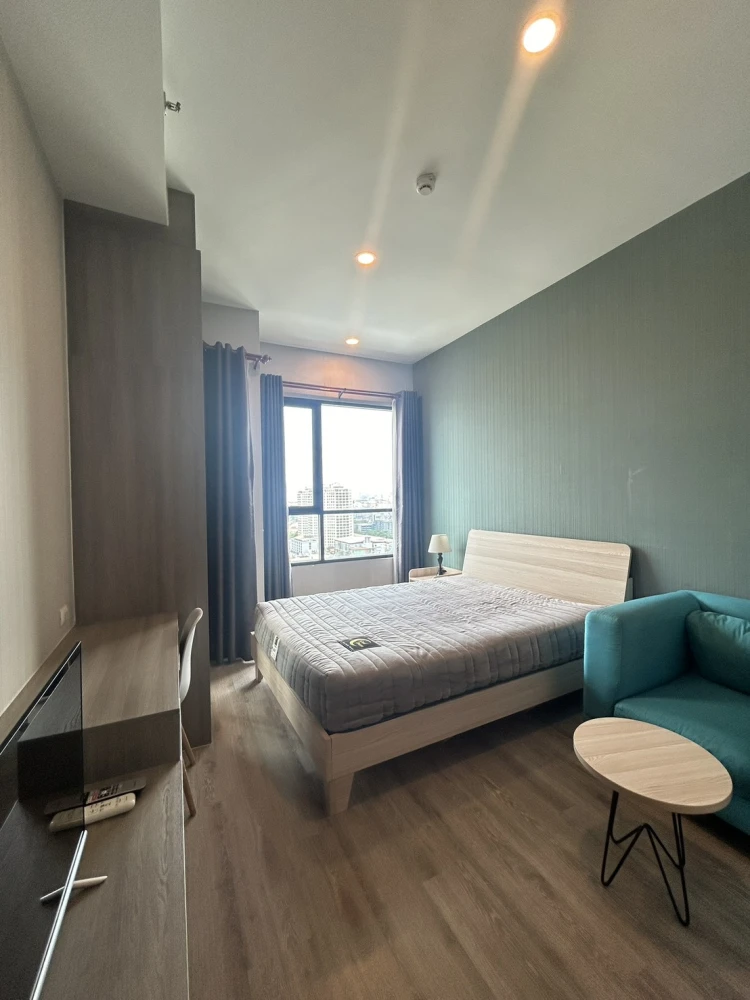 For rent: Knightsbridge Collage Ramkhamhaeng, 17th floor, fully furnished, ready to move in, reserve now.