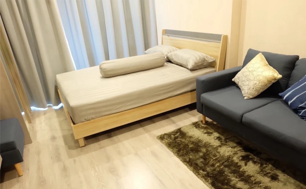 For rent: Knightsbridge Collage Ramkhamhaeng, a comfortable room, convenient and complete here. Just come with yourself and you can move in.