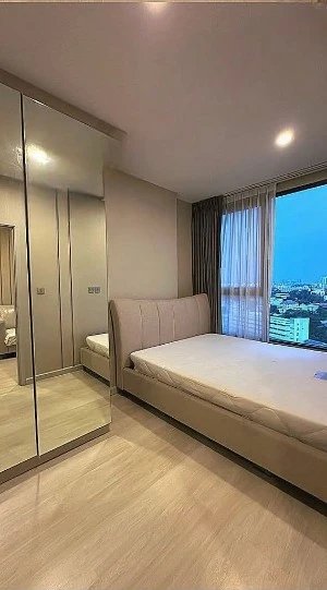For rent: Knightsbridge Prime Sathorn. Fully furnished with appliances and stunning city views. Don't miss out!