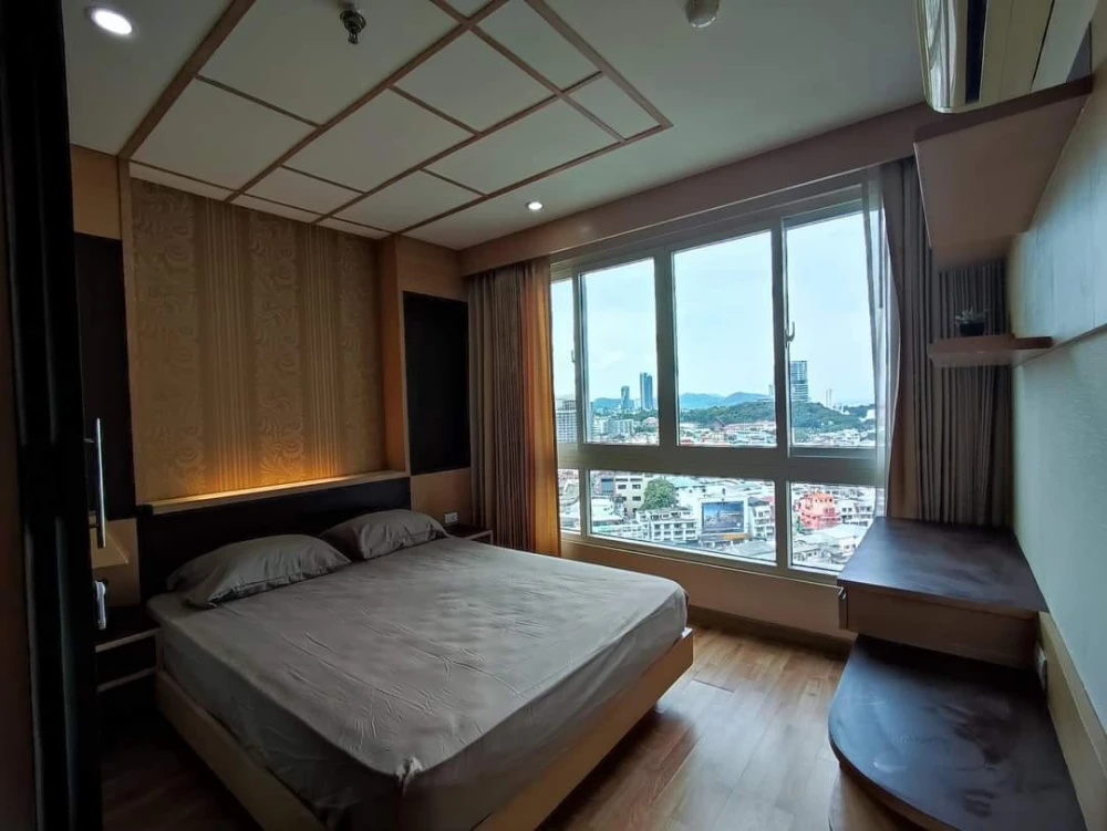 For rent: Ladda Condoview, beautifully decorated room with a cool theme, built-in headboard, fully furnished, beautiful view, reserve now!