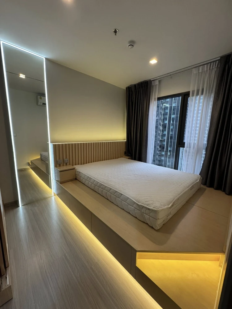For rent: Life Asoke Hype Studio room, marble wall decoration, fully furnished, hurry and book now!