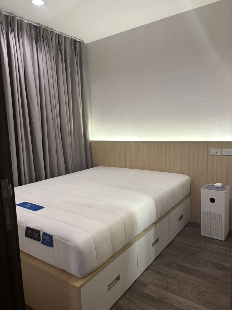 For rent: Life Ladprao Valley, 21st floor unit. Spacious living area, fully furnished and equipped with appliances. Don't miss out!