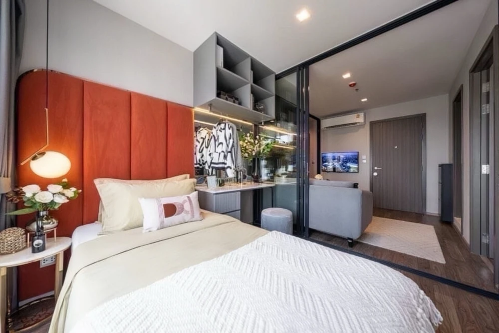 For rent: Life Ladprao Valley, nice room, good location, 21st floor, full facilities, good like this, reserve now.