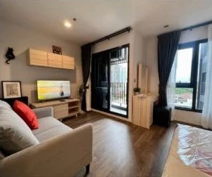 For rent: Life Ladprao Valley, studio room, 7th floor, garden view, fully furnished, ready to move in