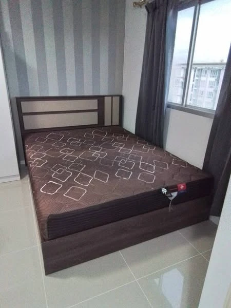 For rent: Lumpini CondoTown Romklao – Suvarnabhumi, 8th floor, fully furnished, nice to live in, book now.