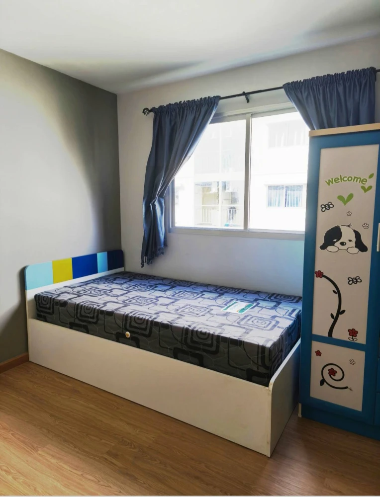 For rent: Lumpini Township Rangsit Klong 1, 5th floor, fully furnished, nice to live in, interested, reserve now.