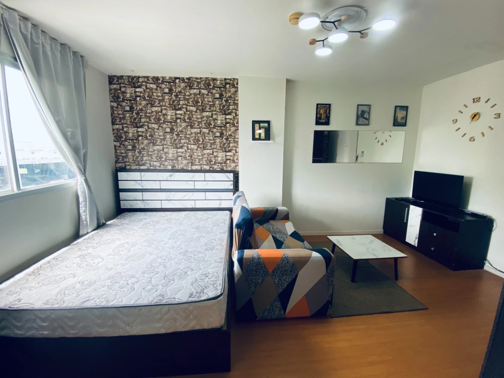 For rent: Lumpini Township Rangsit Klong 1, 7th floor, beautiful room, nice to live in, fully furnished, reserve now, don't wait.