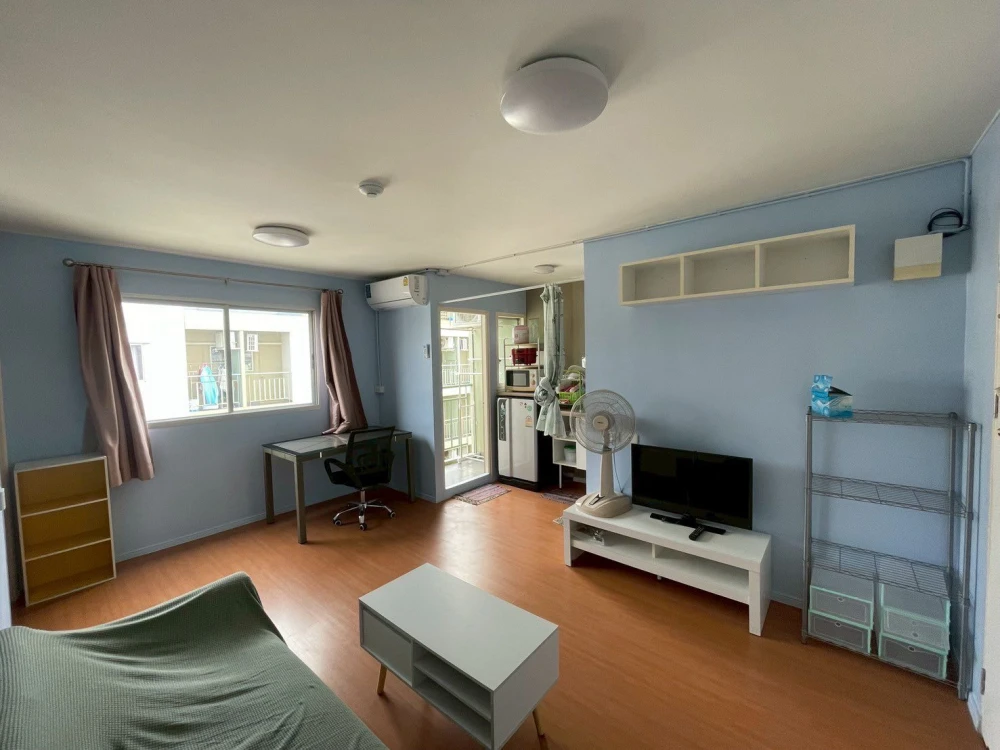For rent: Lumpini Township Rangsit Klong 1, 8th floor, 2 bedroom style, fully furnished, nice to live in, reserve now, urgently.