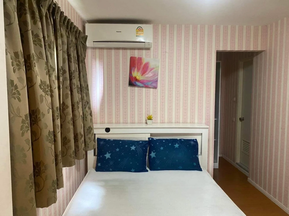 For rent Lumpini Township Rangsit Klong 1, spacious room, lots of usable space, good wallpaper, comes with complete furniture, book now.