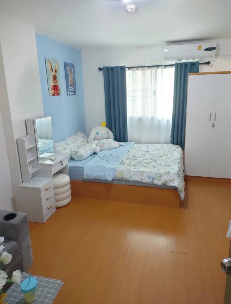 For rent: Lumpini Township Rangsit Klong 1, 1 bedroom, nice room, 4th floor, fully furnished and equipped with appliances. Reserve now!