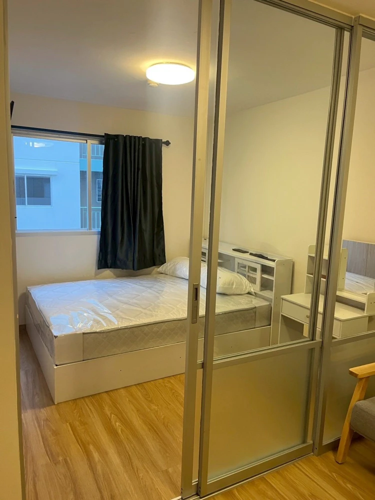 For rent: Lumpini Township Rangsit Klong 1, 1 comfortable room, 5th floor, fully furnished, just bring your bags and move in.