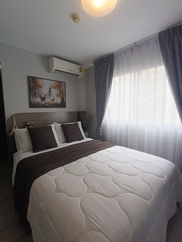 For rent: Lumpini Township Rangsit Klong 1, beautiful room, excellent condition, modern style decoration, complete built-in furniture, reserve now.