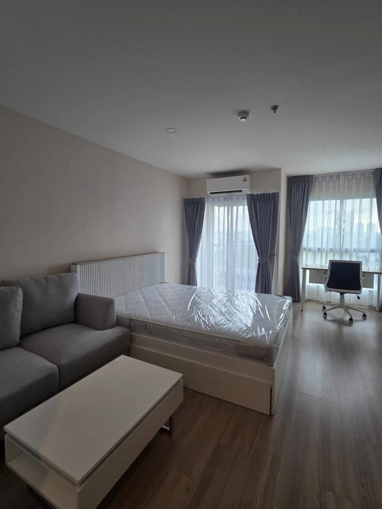 For rent: Lumpini Ville Chaengwatthana-Pakkret Station, 29 sq.m., 9th floor, fully furnished with high-quality furniture. Ready to move in.