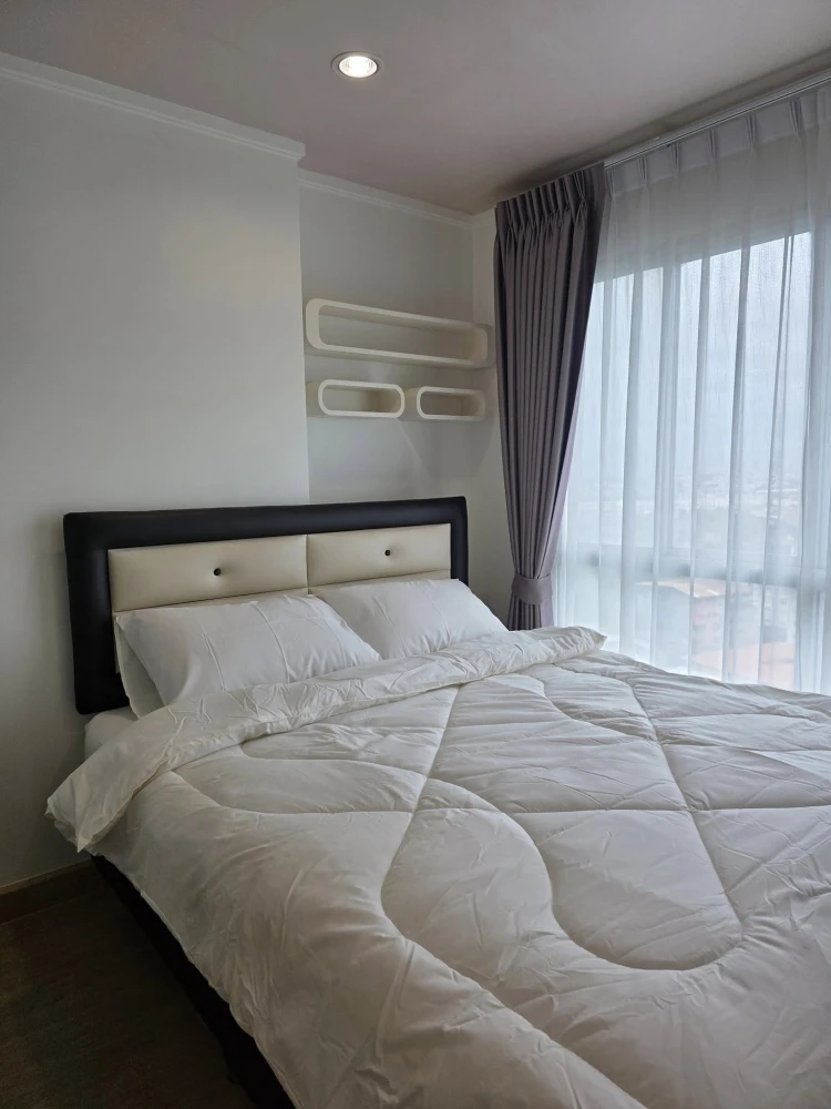 For rent: Lumpini Ville Chaengwatthana-Pakkret Station, high floor, ready to move in, fully furnished, hurry and reserve now+++