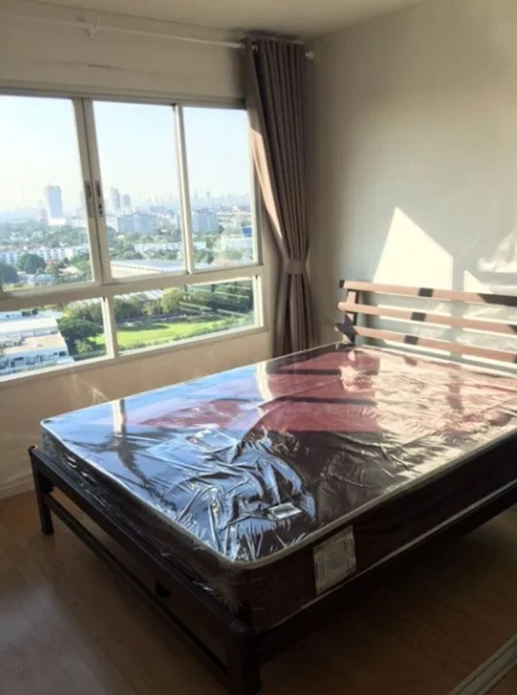 For rent: Lumpini Ville Lasalle-Barring, 19th floor, nice room, fully furnished, reserve now, don't delay.