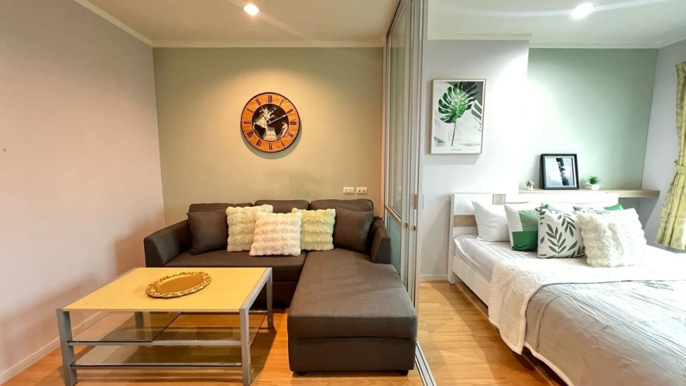 For rent: Lumpini Ville Naklua - Wongamat, 11th floor, open view, fully furnished, nice to live in, reserve now.