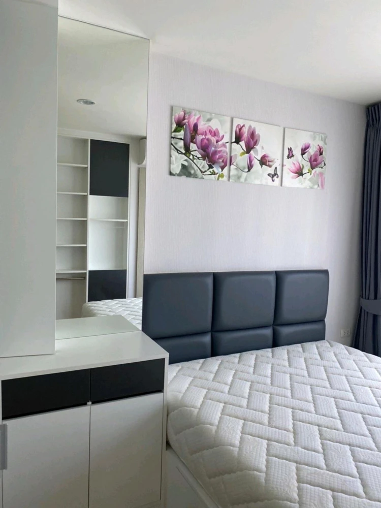 For rent: Lumpini Ville On Nut–Phatthanakan, 7th floor, garden view, fully furnished, nice to live in, reserve now.