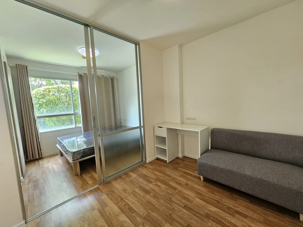For rent Lumpini Ville Onnut - Ladkrabang 2 rooms ready to move in, affordable price, I tell you you must not miss it.