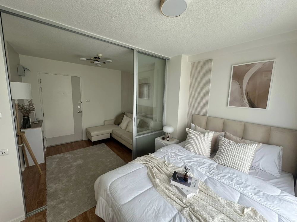 For rent: Lumpini Ville Onnut – Ladkrabang. Nice room, fully furnished, complete amenities. Book now!