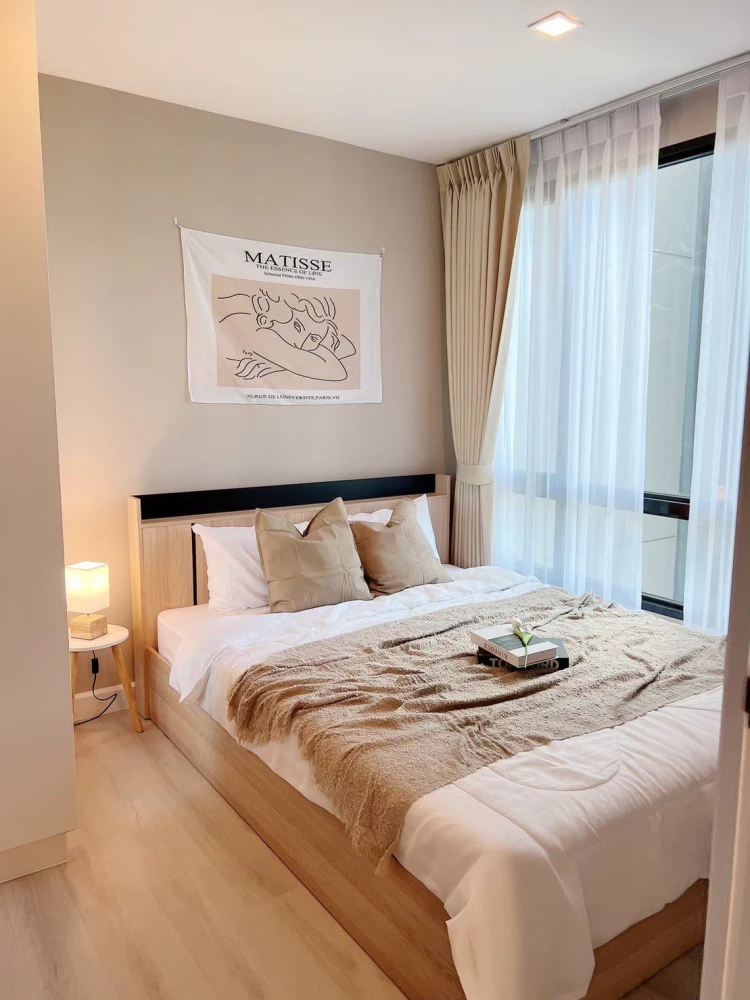For rent: Metro Luxe Riverfront Rattanathibet, 7th floor, river view, fully furnished, ready to move in. Book now!