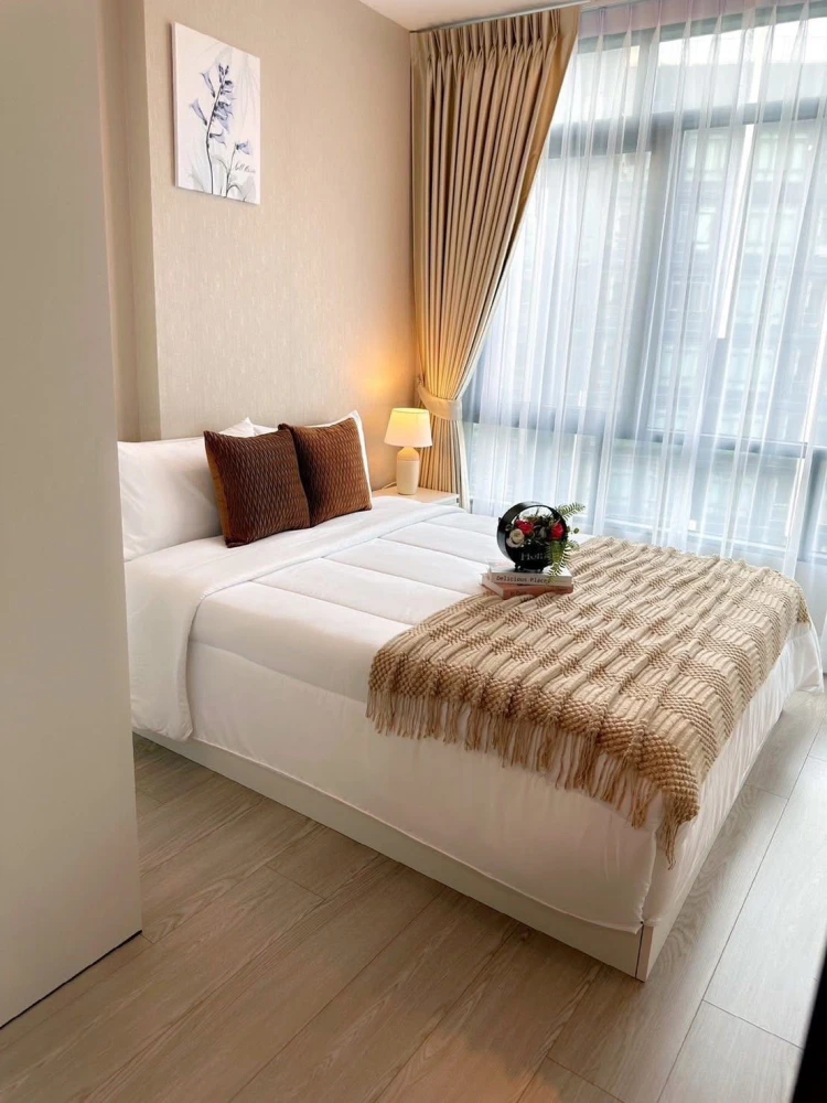 For rent: Metro Sky Prachachuen, 20th floor, fully furnished room, nice to live in. If interested, hurry and reserve now. Don't wait.