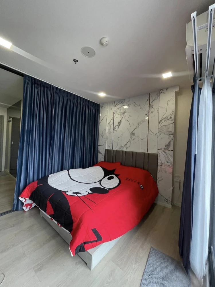 For rent: Modiz Launch Rangsit, 18th floor, view of Thammasat University, fully furnished, ready to move in, reserve now, don't miss out.