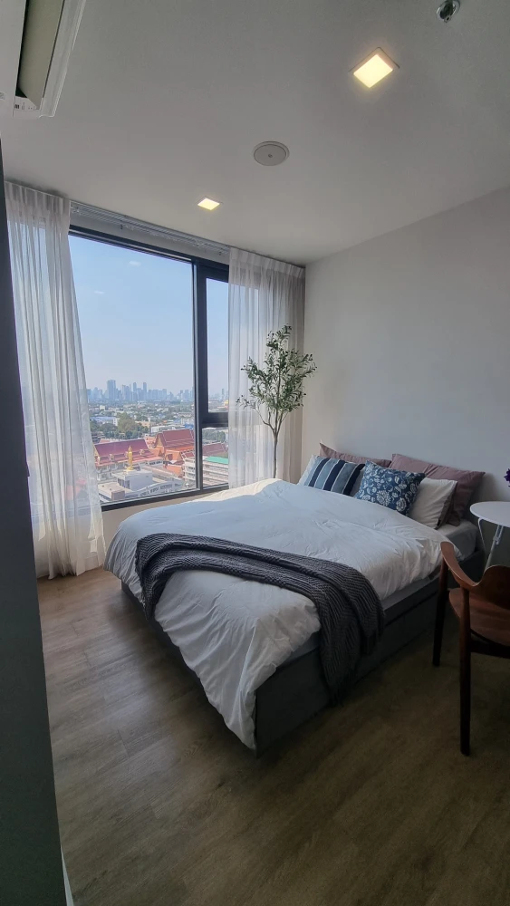 For rent: Modiz Rhyme Ramkhamhaeng, 14th floor, fully furnished, very livable. Book now!