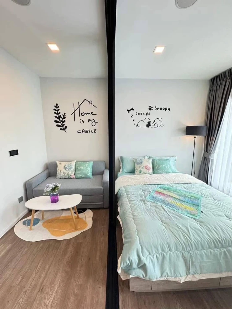 For rent: Modiz Sukhumvit 50, 1 bedroom, 1 bathroom, stylishly decorated, Chao Phraya River view, hurry and book now!